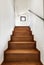 Interior rustic house, staircase