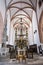 Interior of Saint Johannes and Saint Martin church, Schwabach, B