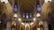 Interior of Saint Patrick cathedral in New York City