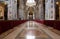 Interior of Saint Peter\'s dome Rome, Italy.