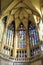 Interior of Saint Vitus Cathedral at the Prague Castle