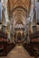 Interior of Salisbury Cathedral Church, England
