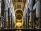 Interior of San Gennaro Cathedral in Naples, Italy