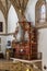 Interior of San Martin Church at the Plaza Mayor, Main Square of Trujillo. Spain