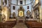 Interior of San Martin Church at the Plaza Mayor, Main Square of Trujillo. Spain