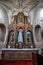 Interior of San Martin Church at the Plaza Mayor, Main Square of Trujillo. Spain