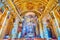 Interior of San Vigilio Church, on March 24 in Gandria, Ticino, Switzerland