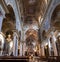 Interior of Santi Faustino e Giovita or church of San Faustino Maggiore is a Roman Catholic church in Brescia, Italy