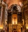 Interior of Sao Domingos church in Lisbon, damaged in fire in 1959