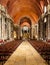 Interior of Sao Domingos church in Lisbon, damaged in fire in 1959