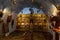 The interior of the Shepherds Cave in the Greek Orthodox Shepherds Field in Beit Sahour, in the Palestinian Authority, Israel