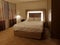 Interior shor luxury comfortable bedroom .