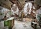 Interior shot of a cell at the Eastern State Penitentiary in Philadelphia, Pennsylvania