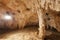 Interior shot of a natural underground cave