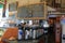 Interior shot of popular coffee shop, the Met, North Conway, New Hampshire, 2016