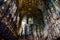 Interior shot of the Thistle Chapel inside St Giles' Cathedral in Edinburgh, Scotland