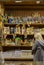 Interior of souvenir shop in the Cloth Hall Sukiennice Krakow, Poland.