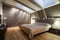 Interior of a specious luxury bedroom