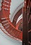Interior Spiral Staircase of Piedras Blancas Lighthouse on the Central California Coast