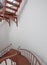 Interior Spiral Staircase of Piedras Blancas Lighthouse on the Central California Coast