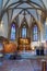 Interior of St. Margaret Chapel or Margarethenkapelle on St. Peter`s Cemetery in Salzburg. Austria