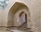 Interior stairs leading up out of mausoleum