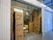 An interior of a storage space unit displaying the boxes at Extra Space Storage