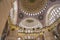 Interior of the Suleiman Mosque Suleymaniye Camii, grand 16th-century mosque in Istanbul