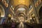 Interior of Szeged cathedral, with the frescoes, altar and transept. This cathedral Szegedi Dom is one of the symbols of Szeged