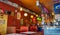 Interior of Tacos A Go Go tex-mex restaurant in Houston, TX