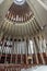 Interior of Temple of Divine Providence or Swiatynia Opatrznosci Bozej, catholic church in Warsaw. Poland