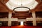 Interior of Tengku Ampuan Jemaah Mosque in Selangor, Malaysia