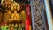 Interior of Thousand Buddha Temple or Chua Van Phat pagoda in District 5, Ho Chi Minh City, Vietnam