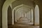 Interior of Tipu sultanâ€™s prison Colonel Bailey`s Dungeon; the historical arched fortress of Srirangapatna.. Mysore;