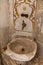 The interior of the toilet room in the harem of the harem in Topkapi Palace.