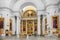 Interior of Trinity (Troitsky) Cathedral in Saint Petersburg, Ru