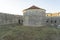 interior of Venetian Triangular Castle,kalaja trembling venetian, Butron, Albania.