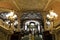 Interior of the vestibule of the Palace of Catalan Music in barcelona