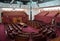 Interior view of the Australian Senate in Parliament House, Canberra