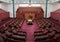 Interior view of the Australian Senate in Parliament House, Canberra