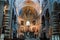 Interior view of the Cathedral of Pisa.