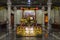 Interior view of Chue Chang temple. It is Buddhist temple in Hat Yai, Songkhla, Thailand