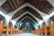 Interior view of the Church of Saint Mary the Virgin in Sagada, Philippines