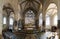 Interior view of the church of Saint Ronan in Locronan in Brittany