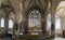 Interior view of the church of Saint Ronan in Locronan in Brittany