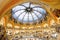 Interior view of the famous Galeries Lafayette with its brand stand Chanel