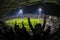 Interior view of the full at Toumba Stadium, Greek Superleague m