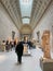 Interior view of the historic Metropolitan Museum of Art of New York City, colloqui.ally