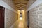 Interior view of a hotel built from blocks of salt on the Salar de Uyuni, Bolivia