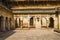 Interior view of Jahangir Palace. Orchha Palace Fort Complex. Orchha. Madhya Pradesh.